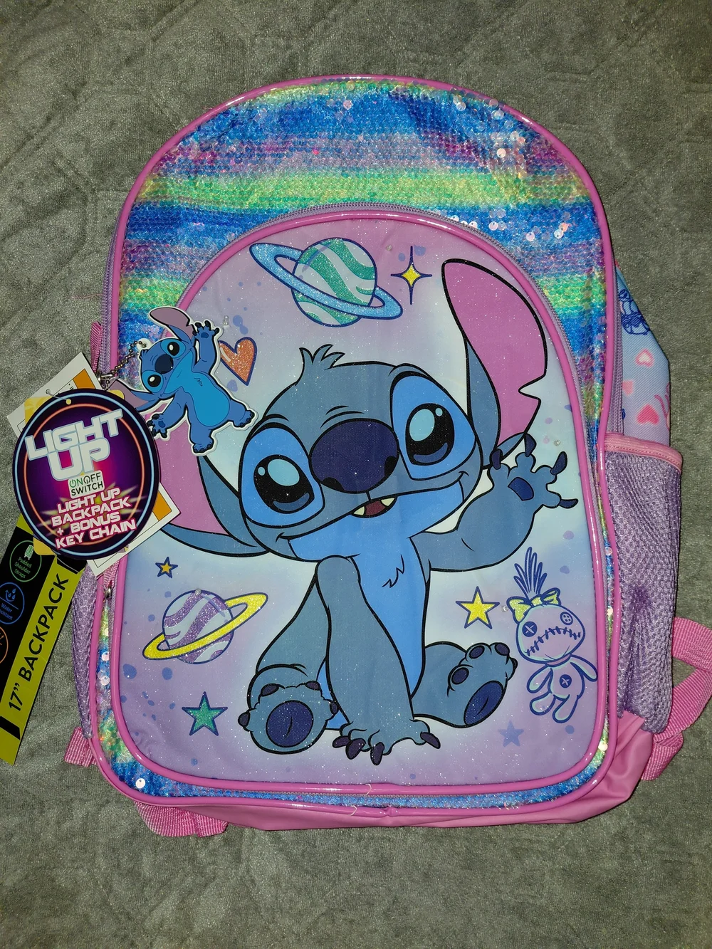 Disney Stitch Backpack With LIGHTS!